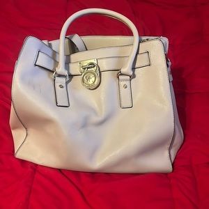 Pink leather Michael Kors bag